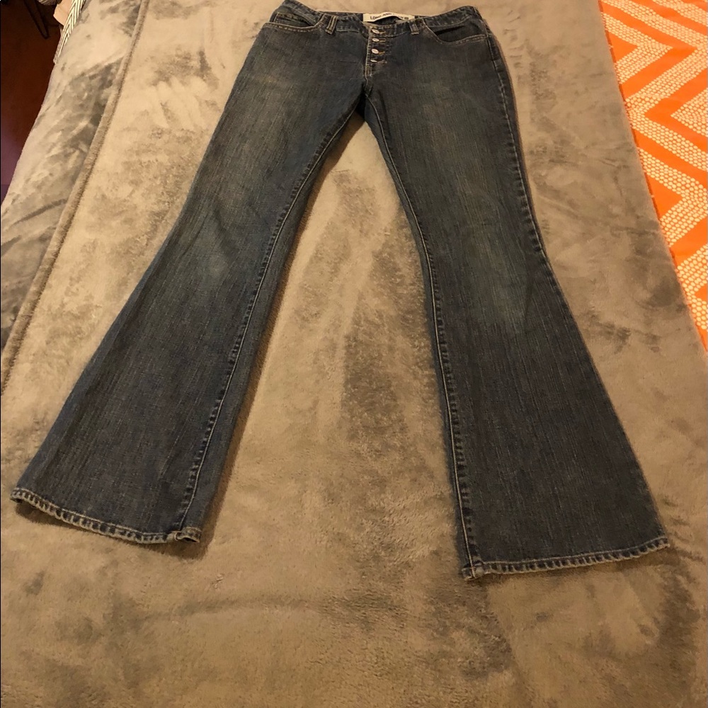 GAP Button-Fly Long & Lean Jeans. Size 6